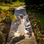 a person in a wedding dress