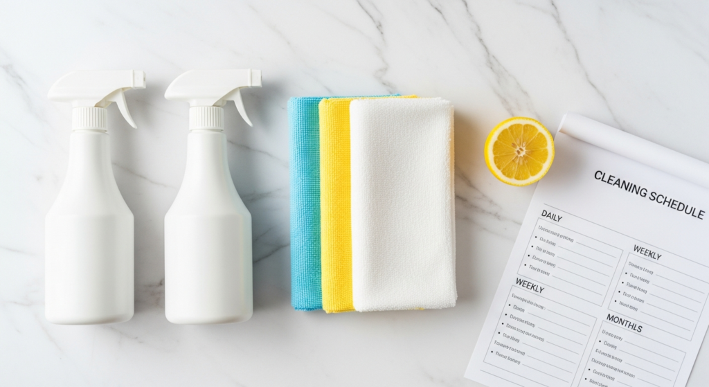 home cleaning routine busy moms