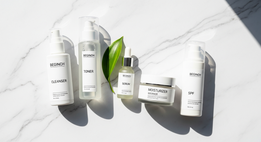 skincare routine beginners step by step