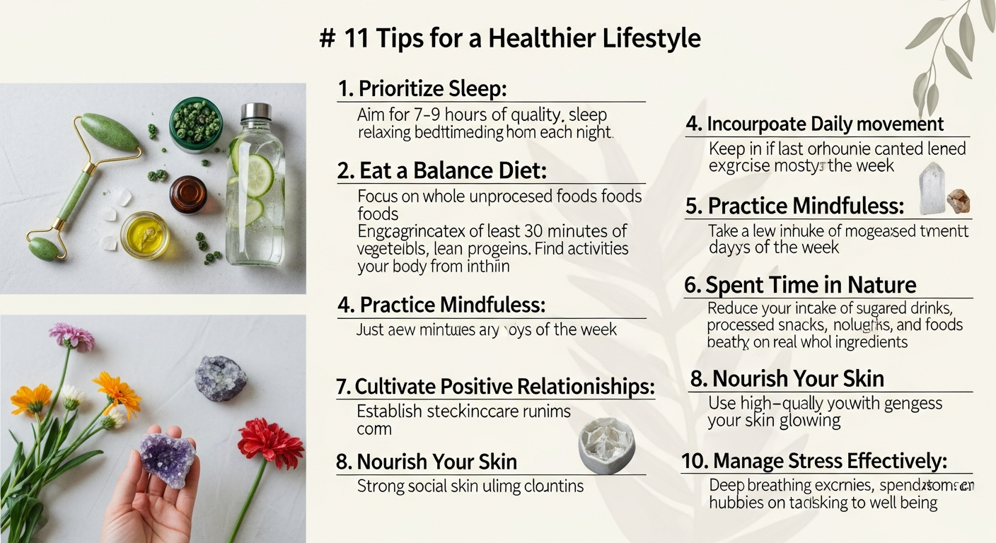 11 tips for a healthier lifestyle