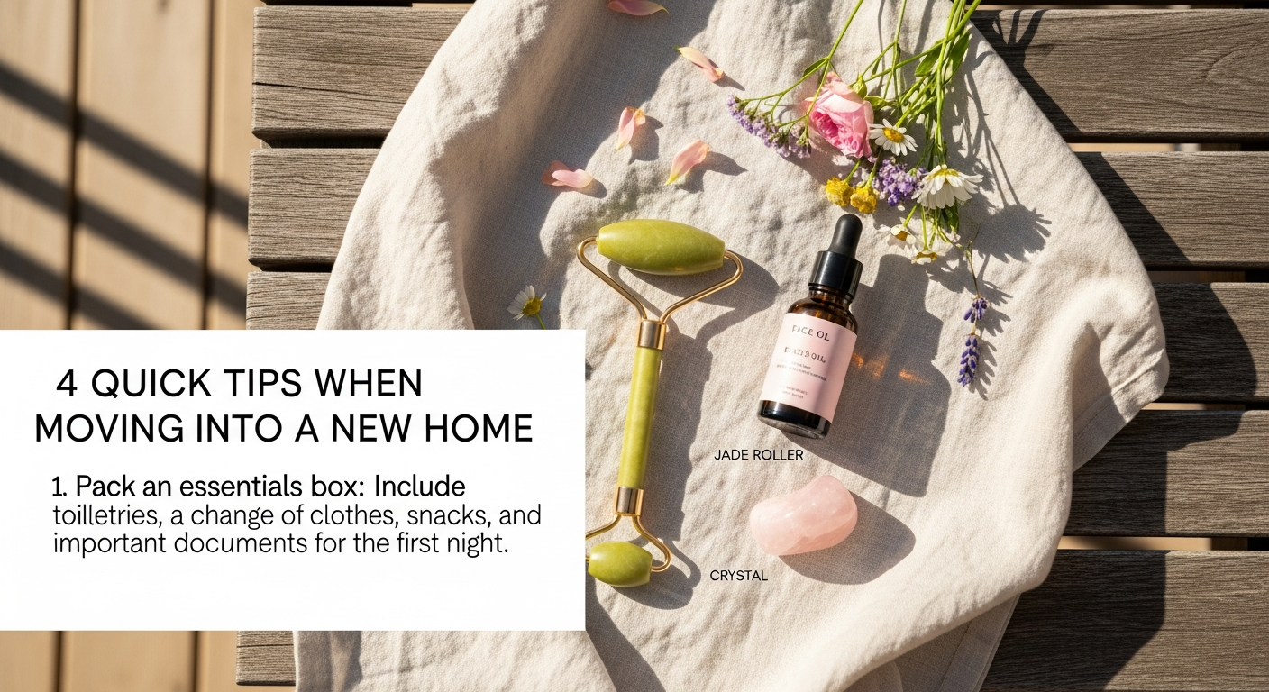 4 Quick Tips When Moving Into a New Home 1 4 Quick Tips When Moving Into A New Home