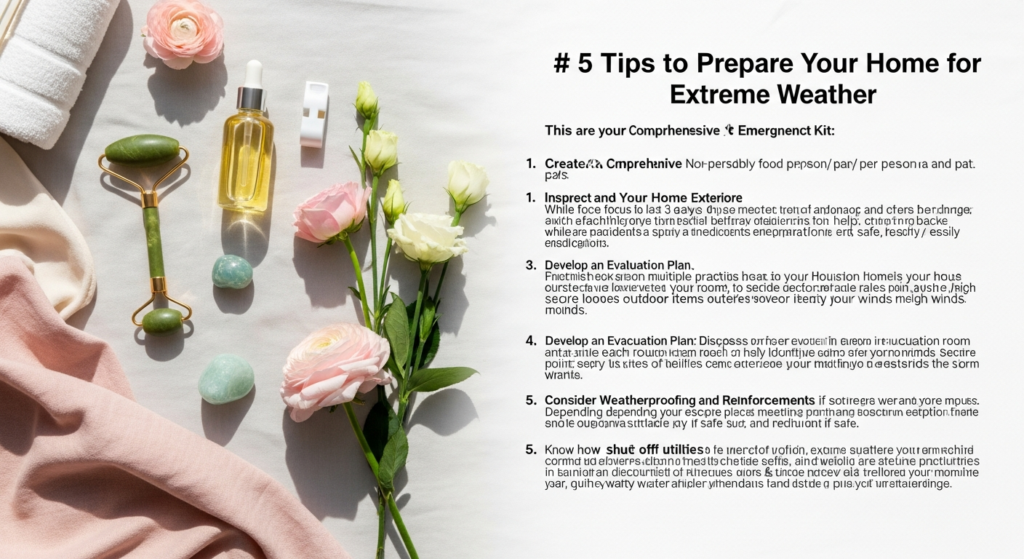 5 tips to prepare your home for extreme weather