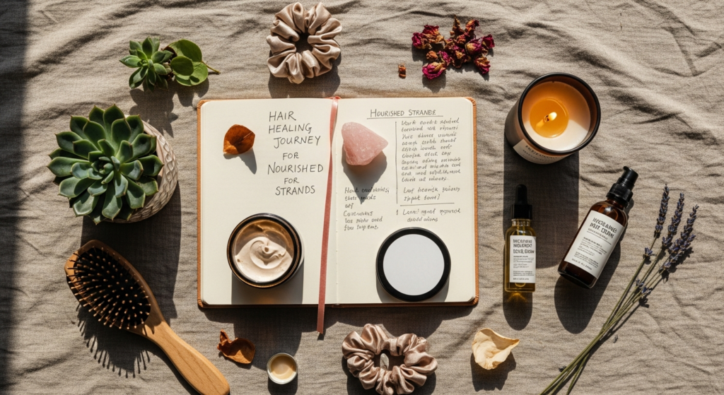 hair care routine for damaged hair