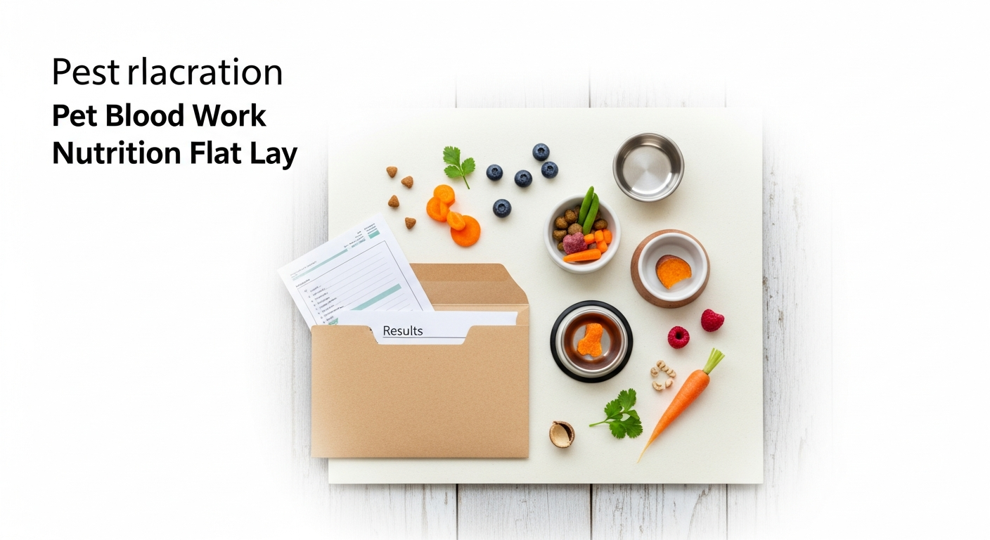 Pet blood work results your nutrition action plan illustration