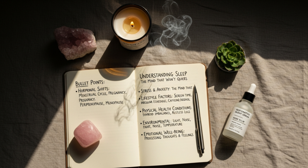 sleep problems in women causes and solutions