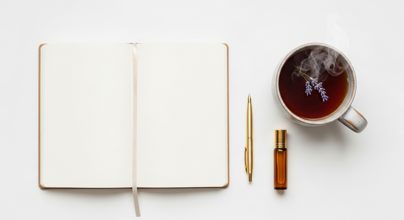Woman meditating peacefully, symbolizing mental clarity and mindfulness in holistic self-care for women.