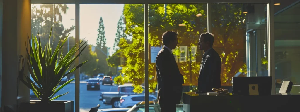 business professionals in burlingame discussing the benefits of advanced security solutions offered by locksmiths.